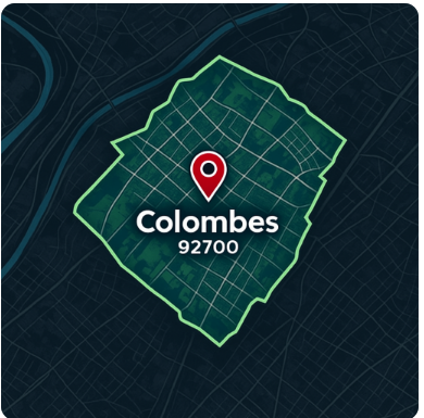 zones d'intervention de dératisation à Colombes (92700)