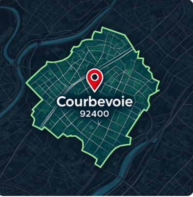 zones d'intervention de dératisation à Courbevoie (92400)