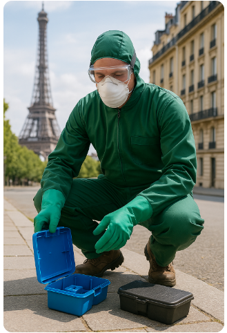 Dératiseur à Paris 75 : intervention en moins de 2h pour éliminer rats et souris. SOS Nuisible Express