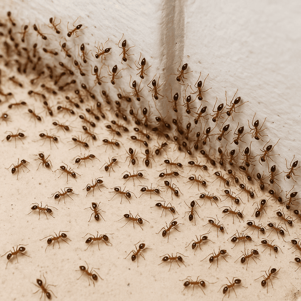 infestation des fourmis